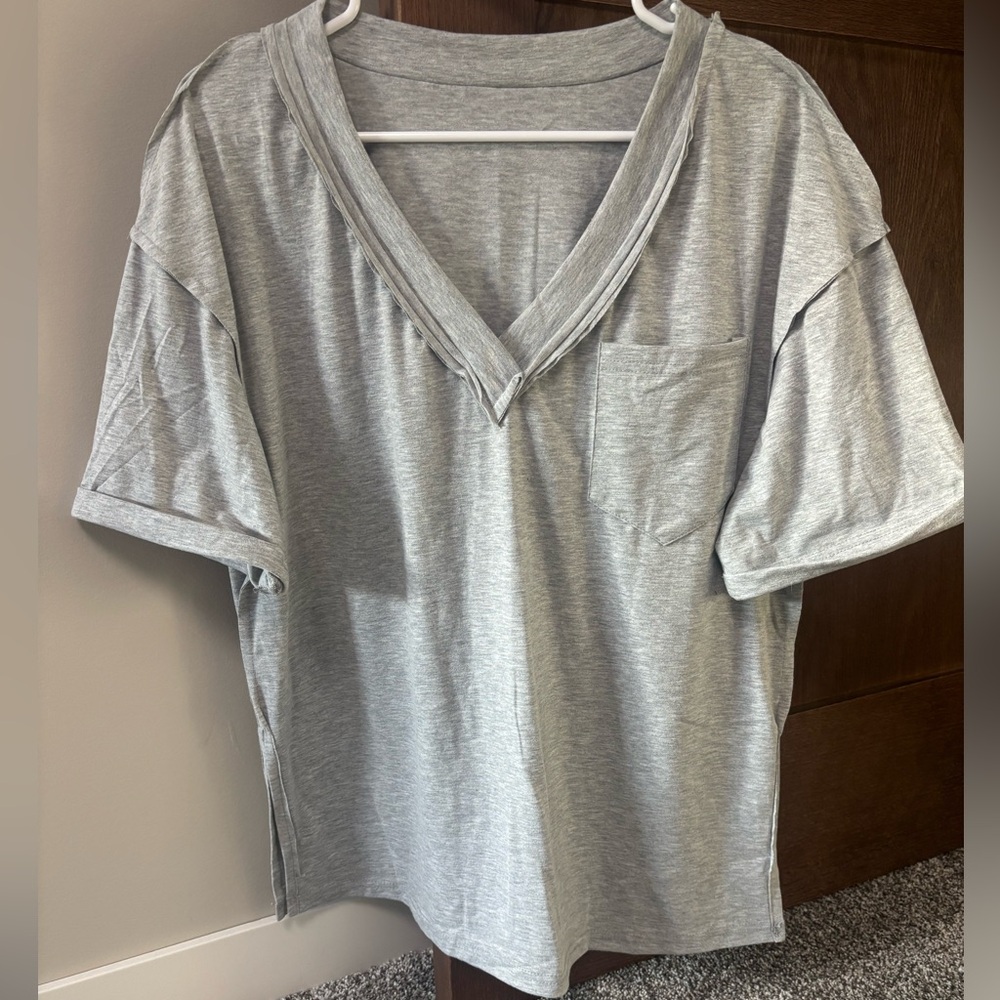 Gray Short Sleeve Tee